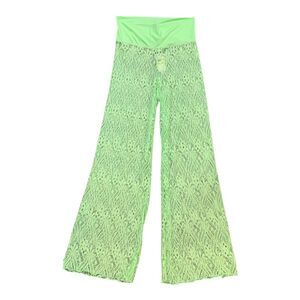 Isabella Rose Pants Womens M Medium Pear Verona Roll Waist Lace Cover Up Beach